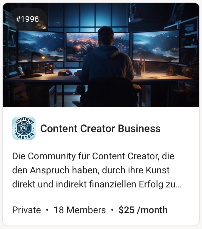 Content Creator Business