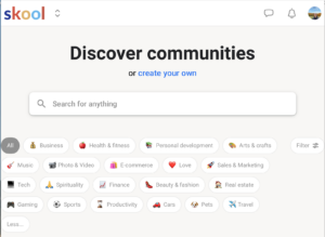 Skool Discover Communities